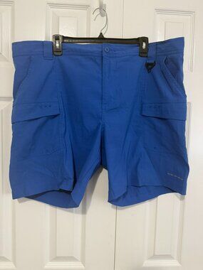 Columbia Size XXL 8L PFG Omni Shield Shorts Blue